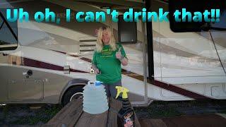 Sanitizing your RV water system