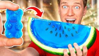 Best of FOOD CHALLENGES!! Eating the World's SPICIEST vs SOUREST Banned Candy + Epic Food Art Pranks