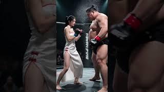 David vs Goliath Fight Gets Wild!#fight #ufc #boxing