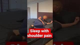Sleeping with Shoulder Pain #posture #chiropractic #myofascialrelease #acupuncture #dryneedling