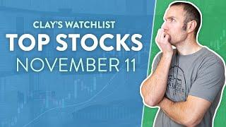 Top 10 Stocks For November 11, 2024 ( $DJT, $FOXO, $TSLL, $PLTR, $TSLA, and more! )