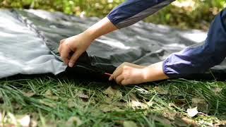 How to Use  a PUMPKINO Double Utralight Sleeping Bag