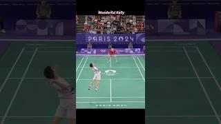 Wonderful Rally, Viktor Axelsen vs. Loh Kean Yew #parisolympics2024 #badminton #quarterfinalmatch