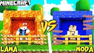 BAZA Z LAWY VS BAZA Z WODY - MINECRAFT | Vito vs Bella