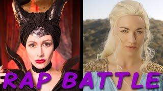 MALEFICENT vs DAENERYS: Princess Rap Battle (Yvonne Strahovski & Whitney Avalon) *explicit*