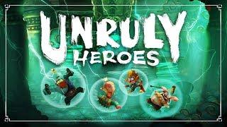 Unruly Heroes - WE'RE LITTLE BABIES?!?! (4-Player Gameplay)