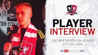  Joe Whitworth on joining City on loan | Exeter City Football Club