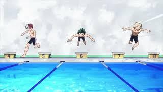 Who is the best swimmer ? Swiming Challenge | My hero academia