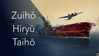  Обзорный взлёт - Zuiho, Hiryu, Taiho!