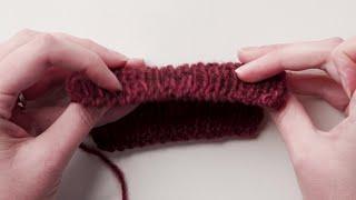 How to Work an Italian Bind-Off in Knitting