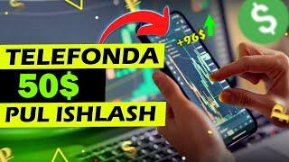 5 Daqiqada 50$ pul ishlash  |  Telefonda o'yin o'ynab pul ishlash