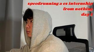 Speedrunning a CS Internship from zero | Day 1 | December 31 2024