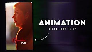 Animation Preset  In Alight Motion  Like Rebellious Editz l Free Text Animation Xml