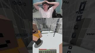 We beat the fence level #minecraft #shorts #clip