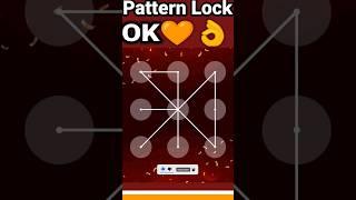 RS  OK Love Pattern Lock #shortvideo #patternlock #ShortsVideo