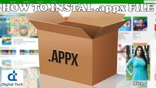 Learn Windows | How to Install APPX (.appx) File in Windows 10 | Tutorial | Digital Tech