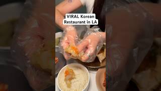 FINALLY visiting this VIRAL Korean seafood restaurant  #losangeles #foodie #korean