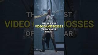 Hardest Video Game Bosses of Each Year #shorts #gaming #eldenring #sekiro #darksouls #bloodborne