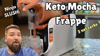 Keto Mocha Frappe | Amazing Ninja SLUSHi Recipe!  Easy low carb Frappuccino