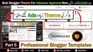 Best Blogger Template for Adsense Approval | TOP Professional Blogger Templates 2024 With customize