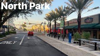 Driving in North Park Hollywood neighborhood 2025