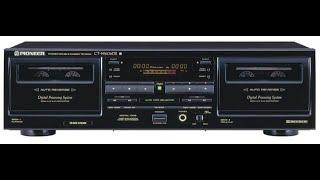 PIONEER CT-W803RS.Обзор кассетной деки.