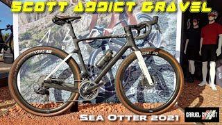 Scott Addict Gravel Bike for 2022 – Integrated Cockpit, 45mm Tire Clearance, Fenders: Sea Otter 2021