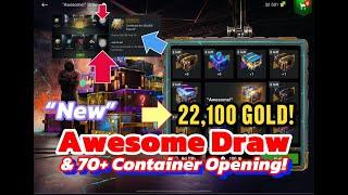 Wot Blitz Awesome Draw Crate Opening 70+ Containers 22K GOLD in 4K! wotb WoT Blitz