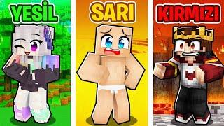 Minecraft Ama Tek Renk Challange  - Minecraft