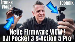 DJI Pocket 3 & DJI Action 5 Pro New Firmware WOW lossless zoom outdoor tested ‼️