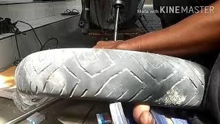 Cara ganti bearing roda depan sepeda motor#maju mundur seret#oleng saat jalan belokan#