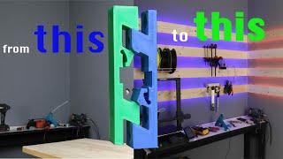 Building Fancy Wall Tool Storage With 3D Printer