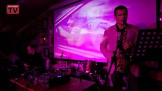 Gleb Gorbunov (keyboards) and Sergey Belousov (saxophone), Russia, Moscow, Milonga "Na Cherdake"