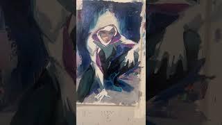  ️ Spider Gwen Ghost Spider #spidergwen #ghostspider #oilpainting