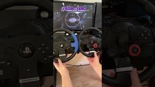 Which wheel is connected to the PC? #thrustmaster #Logitech #shorts