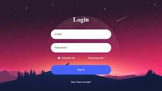 How to Create a Website Login and Register Form with HTML and CSS