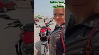 #KatyaAlmaz motogirl bikergirl Ducati Panigale V4S