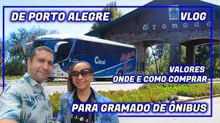 DE PORTO ALEGRE PARA GRAMADO DE ÔNIBUS - Lisos Poraí