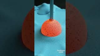Red Hot Iron Ball vs Kinetic Sand ASMR In 4K