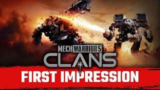 Mechwarrior 5: Clans First Impression | Full Mission Gameplay + MechLab