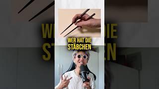 Wer HAT die STÄBCHEN geklaut? Weißt du wer?  #ytshorts #witzig #meme #witze #youtubeshorts #asiaten