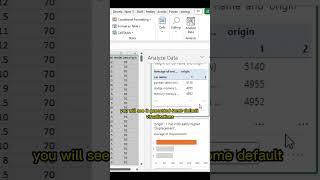 Easy Data Analysis in Excel - with charts and visualizations