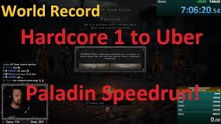 [HC WR] 1 to Ubers Pally Speedrun! - Diablo 2 Resurrected