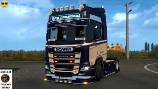 ETS2 Roy Lansdaal scania next gen R520  [1.37] ets 2 dutch trucker mario hungary map