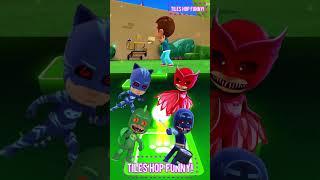 PJ Masks - CatBoy  Owlette X Dance Song Tiles Hop EDM Rush #shorts