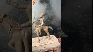 chatrapati Shivaji Maharaj Ki Mitty se Bani murti #niroyadavartcraft#shivajimaharaj#short#how