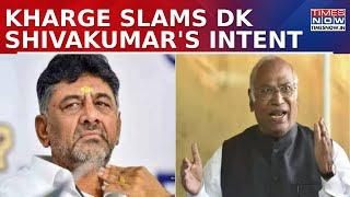 Congress' Mallikarjun Kharge Pulls Up Karnataka DyCM DK Shivakumar Over Review Shakti Scheme comment