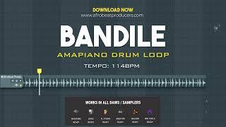 FREE DOWNLOAD Amapiano Drum Loop 100% Royalty Free | Amapiano Drum Sample PACK | " BANDILE "