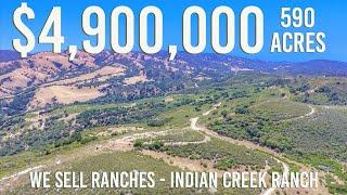 Indian Creek Ranch, 36000 Carmel Valley Road, Carmel Valley, CA 93924