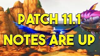 Patch 11.1 is Coming!